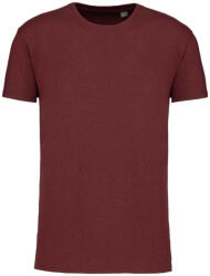 Kariban Férfi organikus rövid ujjú póló, Kariban KA3025IC, Wine Heather-S (ka3025icwnh-s)