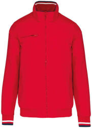 Kariban Uniszex férfi dzseki, hálós béléssel, Kariban KA609, Red/White/Navy-L (ka609re-wh-l)