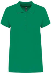 Kariban Női galléros piké póló, rövid ujjú, Kariban KA255, Kelly Green-2XL (ka255kl-2xl)