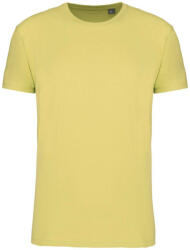 Kariban Férfi organikus rövid ujjú póló, Kariban KA3025IC, Lemon Yellow-2XL (ka3025icley-2xl)