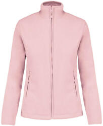 Kariban Női MAUREEN cipzáras polár pulóver, Kariban KA907, Pale Pink-L (ka907pp-l)