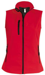 Kariban Női softshell mellény, Kariban KA404, Red-L (ka404re-l)
