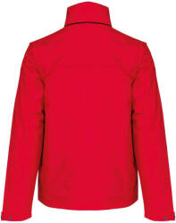 Kariban Uniszex levehető ujjú bélelt kabát, Kariban KA639, Red/Black-L (ka639re-bl-l)