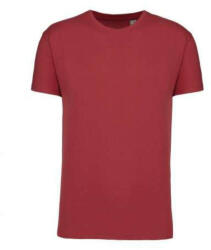 Kariban Uniszex körkötött organikus póló rövid ujjú, Kariban KA3032IC, Terracotta Red-XL (ka3032icter-xl)