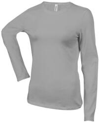 Kariban Női hosszú ujjú kereknyakú póló, Kariban KA383, Oxford Grey-2XL (ka383oxg-2xl)