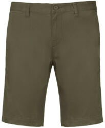 Kariban Férfi mosott hatású bermuda, Kariban KA750, Light Khaki-46 (ka750lk-46)