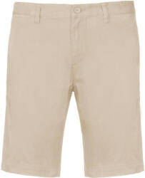 Kariban Férfi mosott hatású bermuda, Kariban KA750, Beige-40 (ka750be-40)