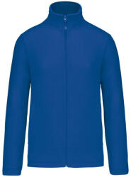 Kariban Uniszex cipzáras mikropolár pulóver, Kariban KA9102, Royal Blue-M (ka9102ro-m)