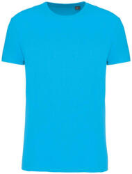 Kariban Férfi organikus rövid ujjú póló, Kariban KA3025IC, Sea Turquoise-S (ka3025icset-s)