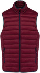 Kariban Férfi mellény ultrakönnyű, Kariban KA6113, Wine-4XL (ka6113wn-4xl)