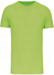 Kariban Férfi organikus rövid ujjú póló, Kariban KA3025IC, Lime-2XL (ka3025icli-2xl)