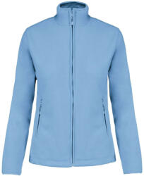 Kariban Női MAUREEN cipzáras polár pulóver, Kariban KA907, Sky Blue-3XL (ka907sb-3xl)