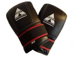 Anastasia Sport Manusi sac box Anastasia Sport piele naturala, negru, antrenament kick-box MMA, marime S (MS-negru-velcro-S)