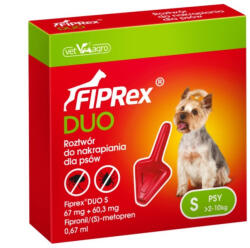 Vetagro - FIPREX DUO FIPREX DUO DOG S - pipeta pentru deparazitare caini