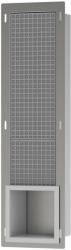 Hansgrohe Dispenser hargie igienica Hansgrohe XtraStoris, incastrat, 750 x 260 x 151 mm, 6 role, otel inoxidabil, mat, alb, 56058700 (56058700)