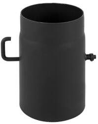 Darco elzárószelepes füstcső 160 mm acél pillangószelepes (SZK160-CZ2)