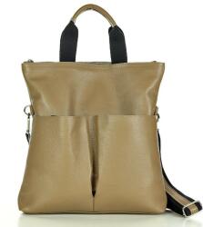 Genuine Leather MAZZINI Bőr shopper táska Gala New | bézs taupe