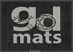 GDmatsEU GD580 light - Logózott szőnyeg - 6 mm szál - 1 cm gumiszél - 115x115 cm