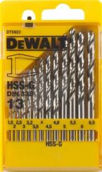 DEWALT 13 részes HSS-G DT5922 fémfúró készlet (DT5922)