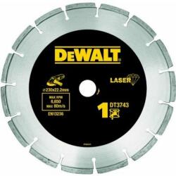 DEWALT DT3743 - Tárcsa építőanyagokhoz és betonhoz, száraz vágáshoz, 230 mm (DT3743)
