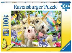 Ravensburger Jucarie Puzzle Selfie Cu Unicorni, 100 Piese