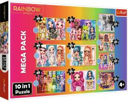 Trefl Puzzle Trefl 10in1 Rainbow High Papusile Fashion (96000) - edanco Puzzle