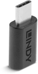 Lindy Adaptor Lindy USB 3.2 Type C la C, dimensiuni 26.5x13x7.5mm, latime de banda suportata 20Gbps, negru (LY-41893) - edanco