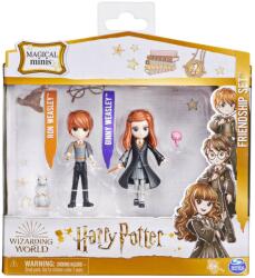 Spin Master Harry Potter Wizarding World Magical Minis Set 2 Figurine Ron Si Ginny Weasley (6061834) - edanco Figurina
