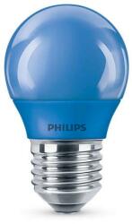 Philips Bec LED Philips COLORED BLUE P45, E27, 3.1W (25W), lumina albastra (000008718696748626) - edanco