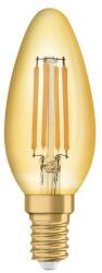 OSRAM Bec LED Osram Vintage 1906 CLAS B, E14, 4W (35W), 410 lm, lumina calda (2400K), cu filament (000004099854091476) - edanco