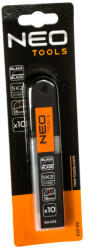 NEO TOOLS Lamă interschimbabilă neagră 18mm 10 buc. Neo