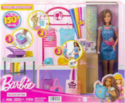 Mattel Barbie - ruhatervező játékszett babával (HKT78)
