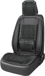 AMiO Husa scaun auto cu bile de masaj, suport lombar si tetiera, dimensiuni 125 x 52 cm, culoare Neagra - edanco