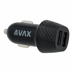 Avax CC301B Carly Autós töltő, 2xUSB (AVAX CC301B)