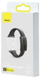Baseus iWatch Slip-Thru Watch Elastic Band for Watch (Series 3 / 4 / 5 / 6 / SE / 7/8 / Ultra), 42mm / 44mm / 45mm / 49mm Black (LBWSE-A01) (LBWSE-A01)