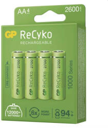 GP Batteries GP AA ReCyko 2 600 mAh, újratölthető, (HR6), 4 db PP (1032224260)