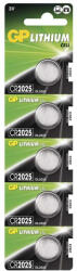 GP Batteries GP CR2025 lítium elem - 5db (1042202515)