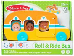 Melissa & Doug Autobuz de jucarie din lemn cu accesorii colectia Rostogol GO TOTs (MD30738) - babyneeds
