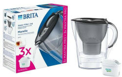 BRITA 1052796 Marella 2, 4l grafit vízszűrő kancsó + 3db Maxtra Pro szűrő (1052796) - tobuy