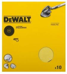DeWalt Hartie abraziva de slefuire, P80, 225mm, 10 bucati, DeWALT (DT3169-QZ) - bricolaj-mag