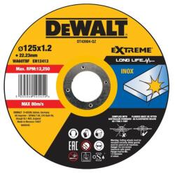 DEWALT Disc debitare inox, 125x22.23x1.2mm, DeWALT (DT43904-QZ) - bricolaj-mag Disc de taiere