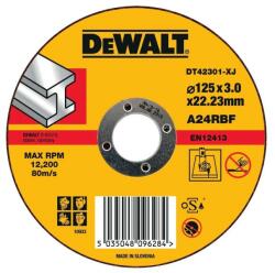 DEWALT Disc debitare metal, 125x22.23x3m, DeWALT (DT42301-XJ) - bricolaj-mag
