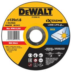 DEWALT Disc pentru taiere inox 125x1.6mm, DeWALT (DT43906-QZ) - bricolaj-mag
