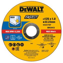 DEWALT Disc debitare inox, 125x22.23x1mm, 100 bucati, DeWALT (DT20540-QZ) - bricolaj-mag Disc de taiere