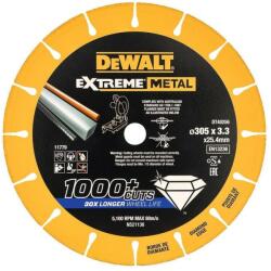 DEWALT Disc diamantat pentru metal/otel EXTREME, 305x25.4x3.3mm, DeWALT (DT40256-QZ) - bricolaj-mag