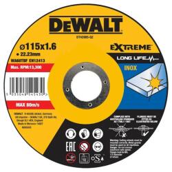 DEWALT Disc debitare inox, 115x22.23x1.6mm, DeWALT (DT43905-QZ) - bricolaj-mag