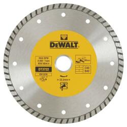 DEWALT Disc diamantat pentru piatra TURBO, 180x22.23x2.4mm, DeWALT (DT3722-QZ) - bricolaj-mag Disc de taiere