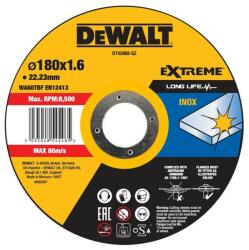 DEWALT Disc debitare inox, 180x22.23x1.6mm, DeWALT (DT43908-QZ) - bricolaj-mag