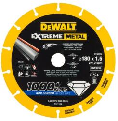 DEWALT Disc diamantat pentru metal/otel EXTREME, 180x22.23x1.5mm, DeWALT (DT40254-QZ) Disc de taiere