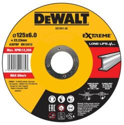 DEWALT Disc rectificare metal EXTREME, 125x22.23x6mm, DeWALT (DX7941-AE) - bricolaj-mag